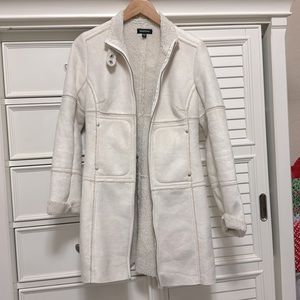 Bebe coat for women size small.